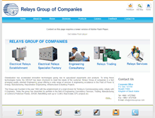 Tablet Screenshot of erelaysgroup.com